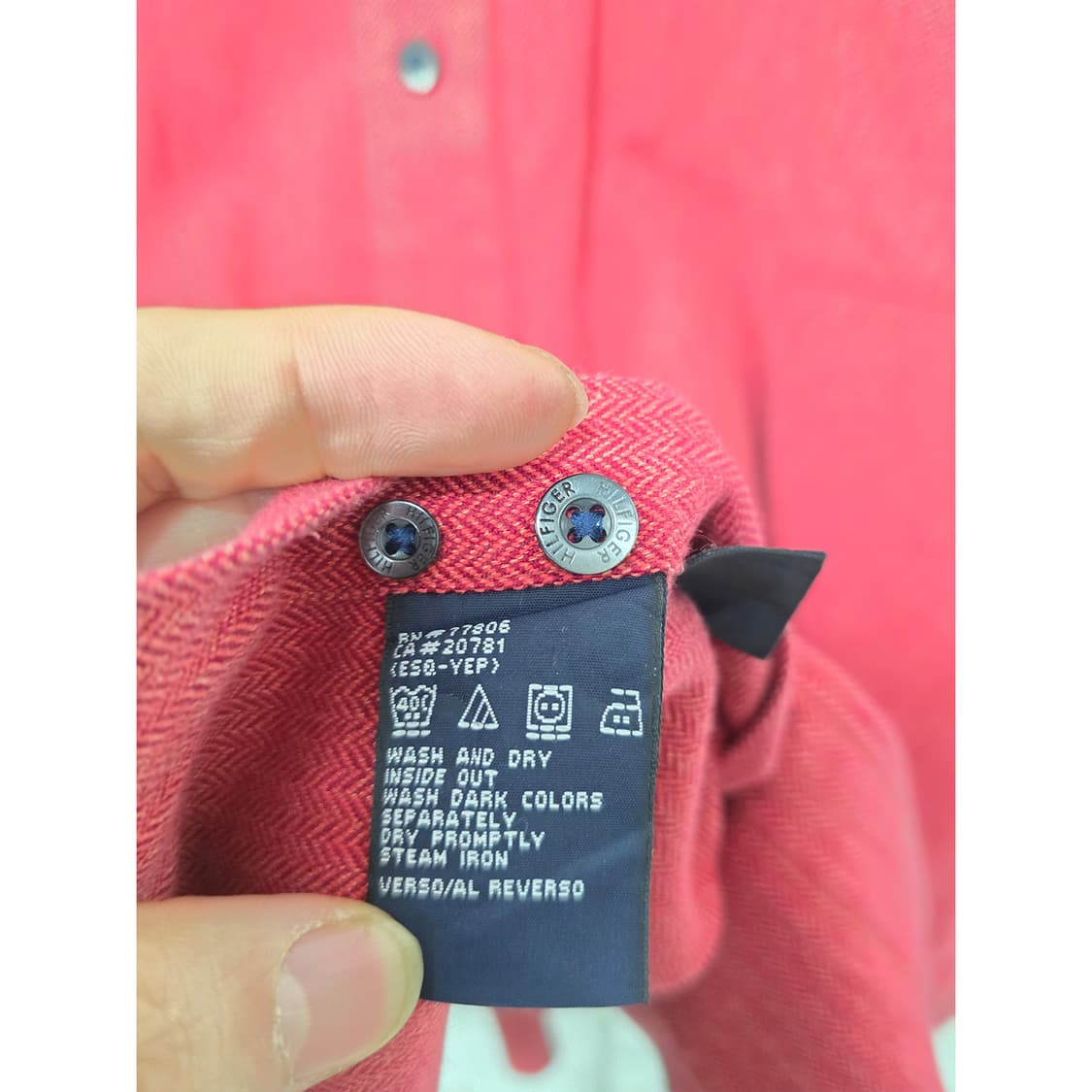 택포_ 타미힐피거 남방 XL  상품이미지3