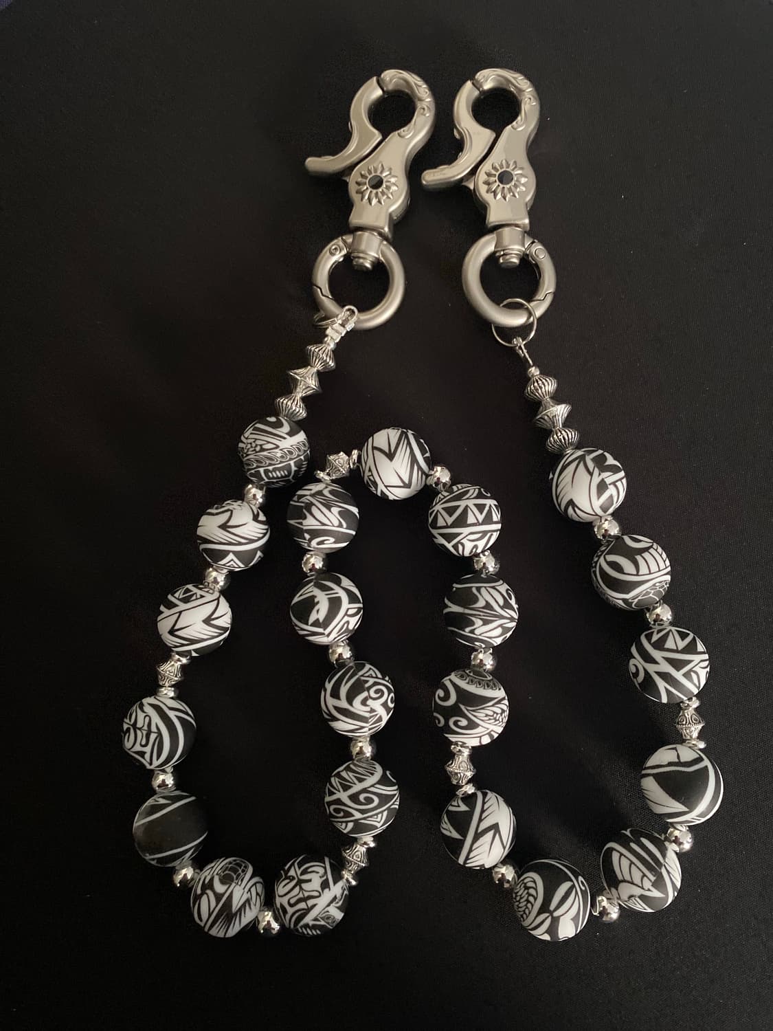 Mono Pattern Beads  Key Chain 상품이미지2