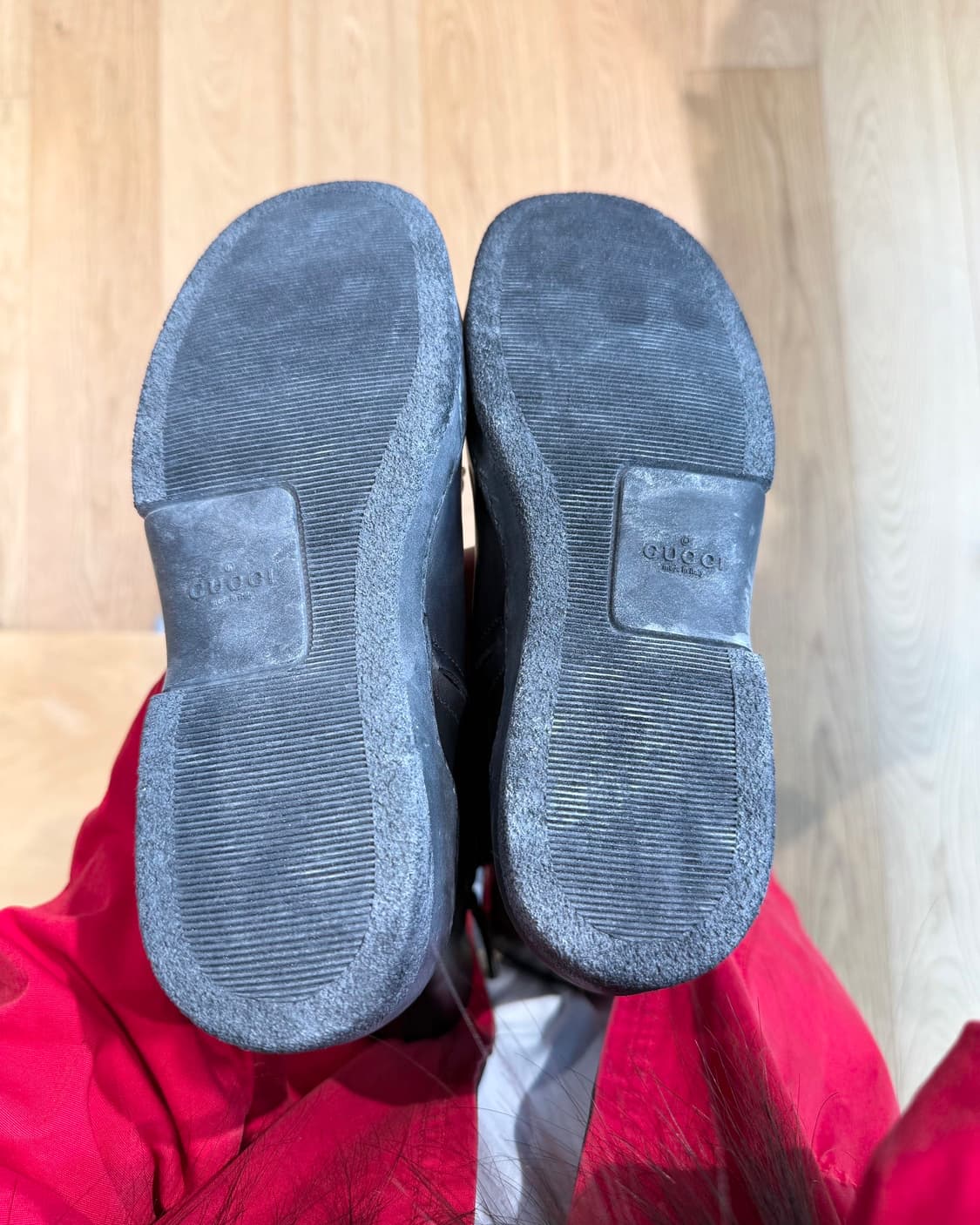 구찌 블랙 레더 부츠  상품이미지7