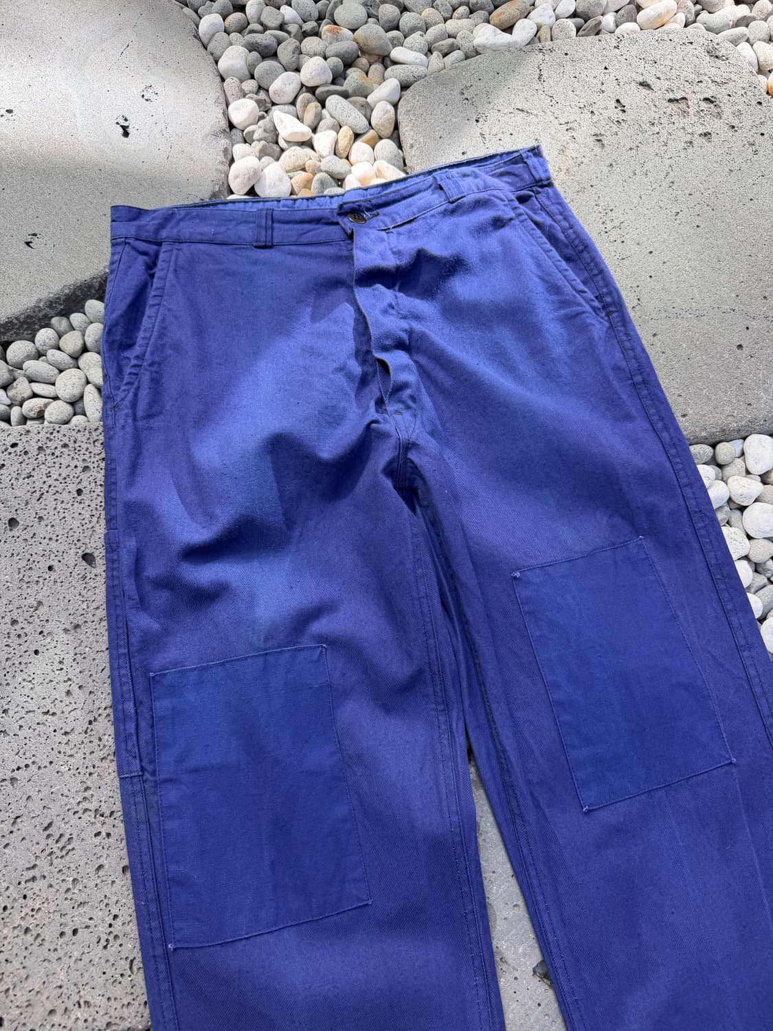 1970s NAVY BLUE PATCHWORK 패치워크 프렌치워크팬츠 상품이미지5