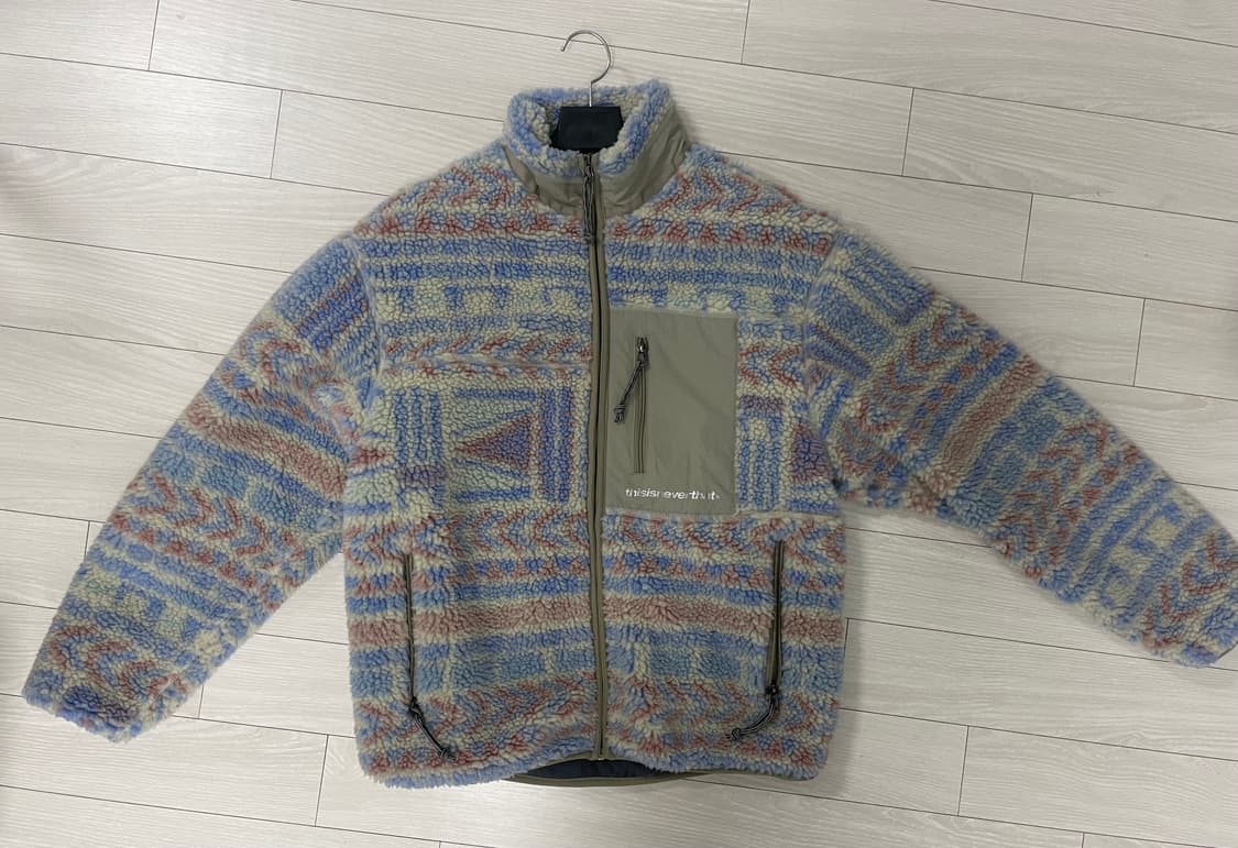 디스이즈네버댓 SP 쉐르파 플리스 자켓 스톤 XS 상품이미지2