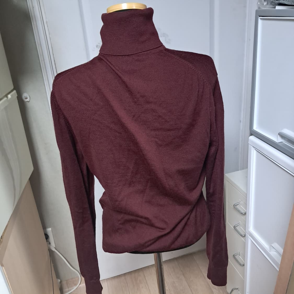 헤지스 남성 모100% 터틀넥 니트 목티 95~100 상품이미지4