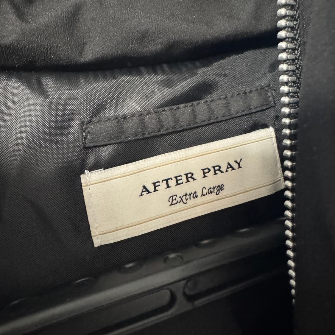 애프터프레이 쉘후디 푸퍼 다운 재킷 블랙 xl 상품이미지3