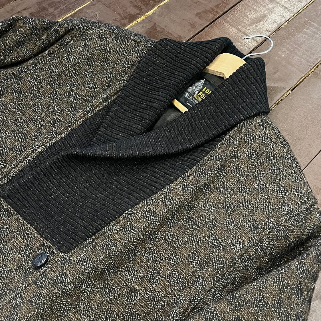 90s 런던포그 빈티지 숄카라 울 자켓 L 상품이미지2