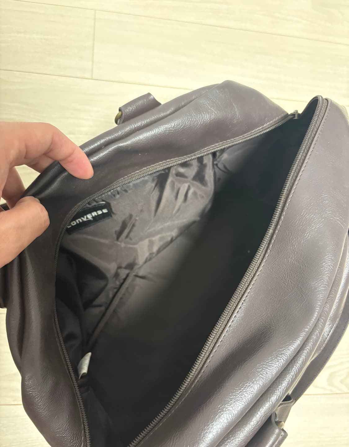 희귀매물) 컨버스 래더백 토트백 브라운 상품이미지6