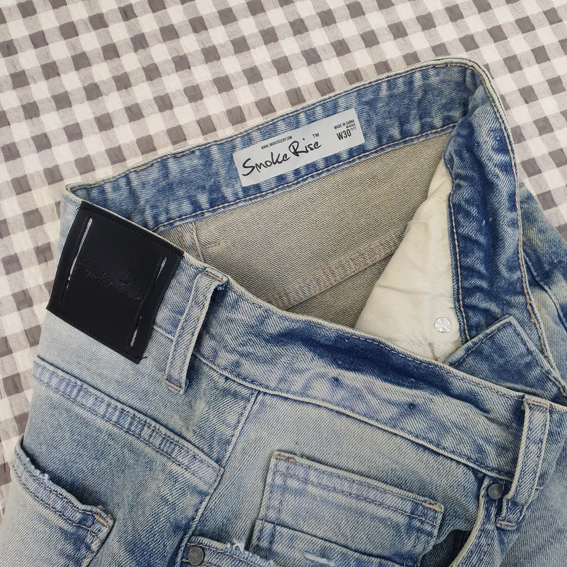 스모크라이즈 부츠컷 스판 청바지 남자30 상품이미지2