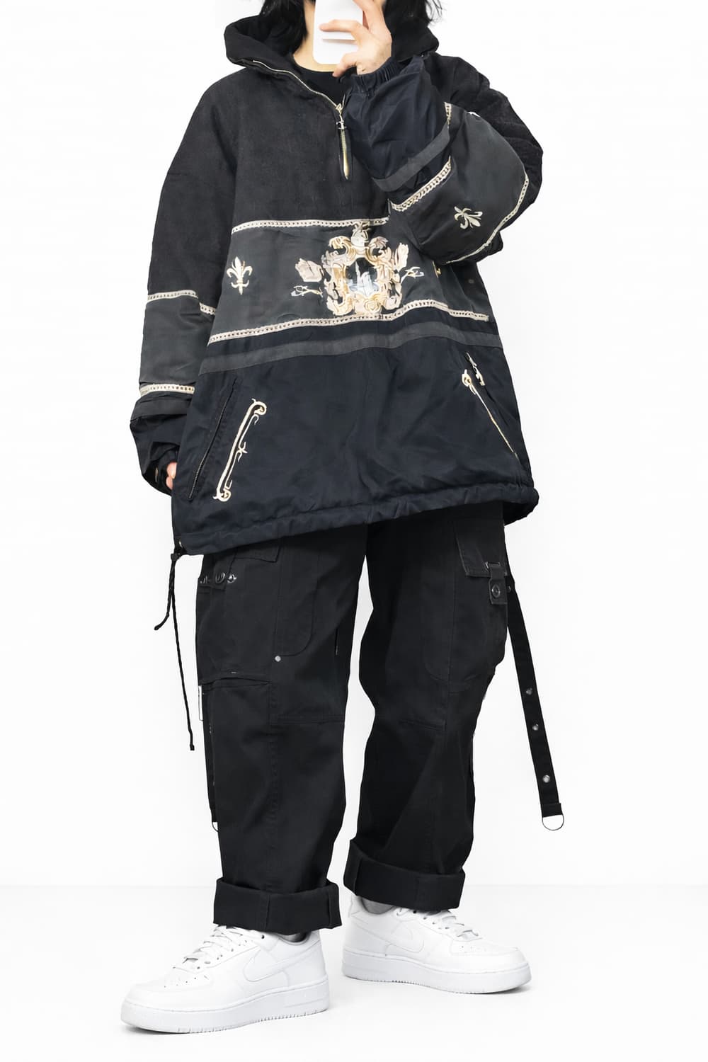 올드스쿨 세인트 모리츠 wool 패딩 아노락 상품이미지1