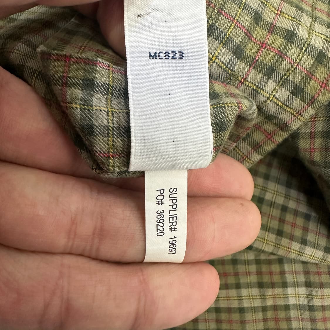 [M] 폴로 엘보 패치 체크 셔츠 상품이미지4