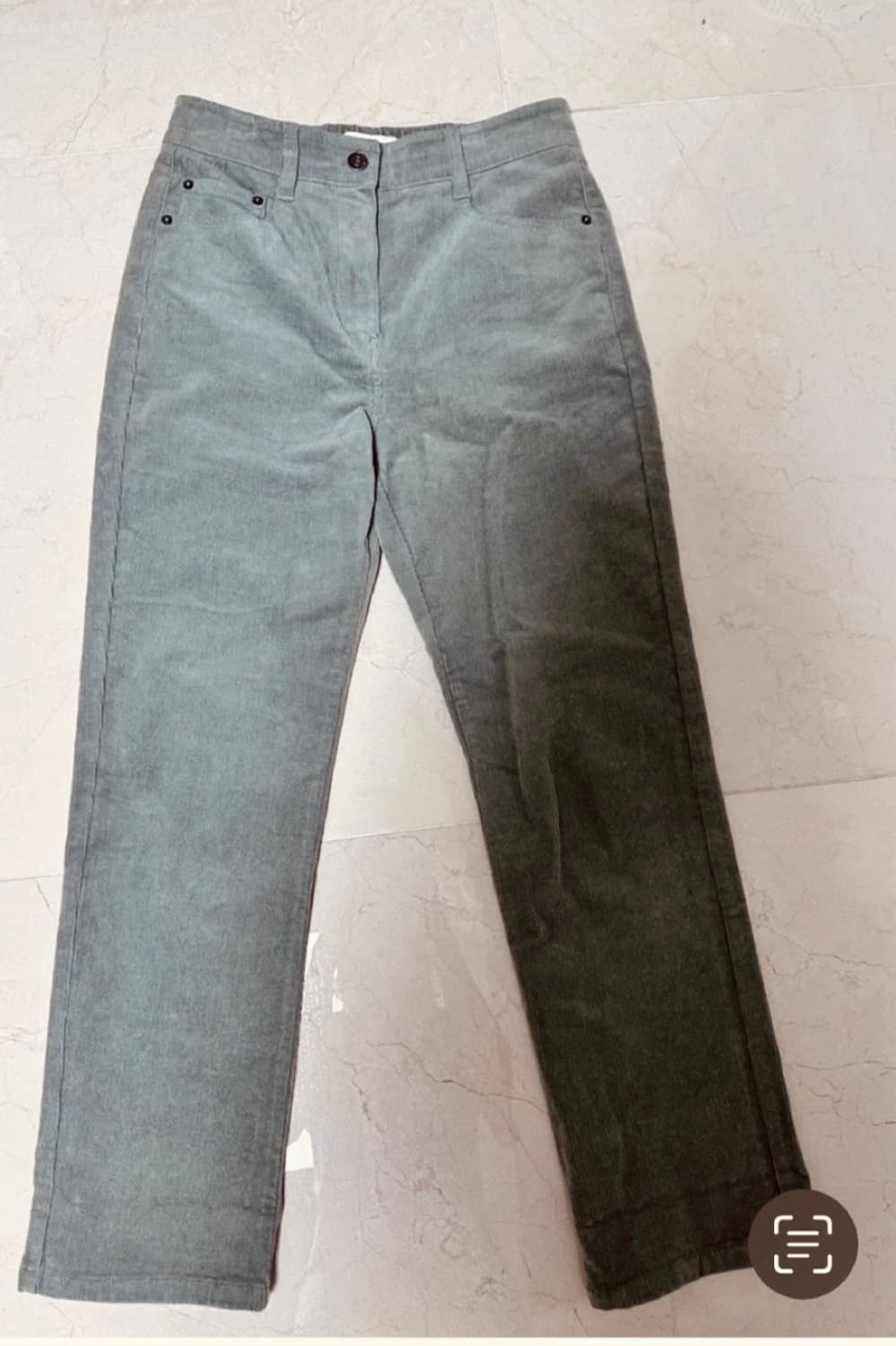 지오다노 코듀로이 팬츠 애쉬민트 26 상품이미지3