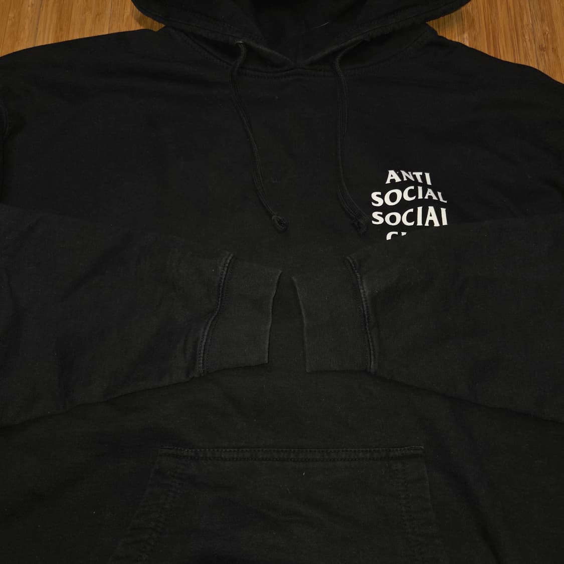 안티소셜 클럽 빅로고 후드티(XL)
 상품이미지5