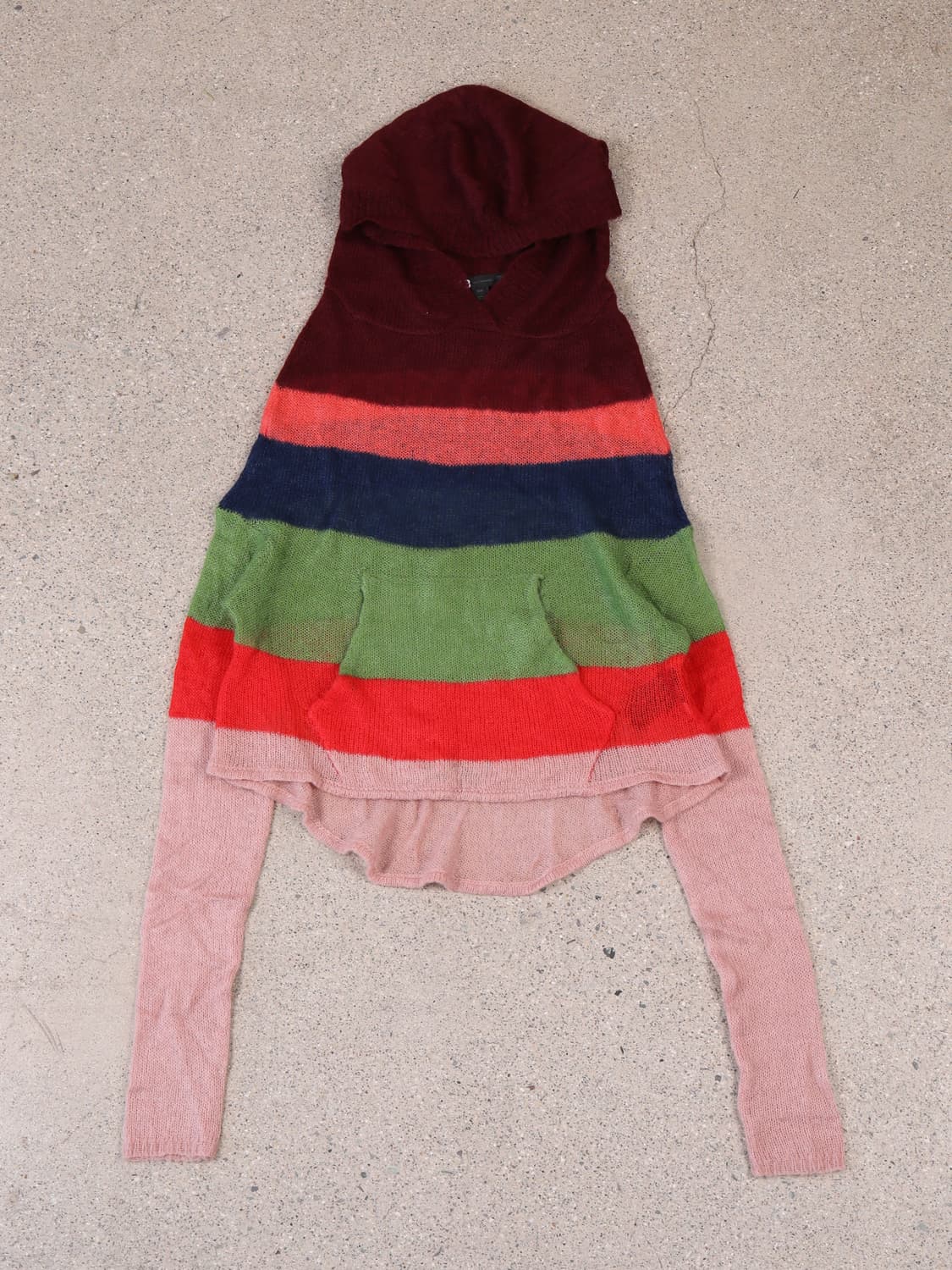 Y-3 FW12 Color Block Hooded Knit Top 상품이미지2
