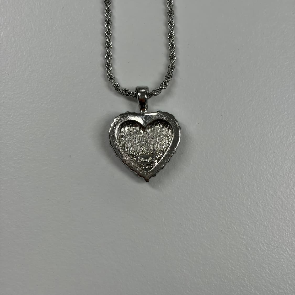 디올 큐빅 하트 CD 목걸이 상품이미지5