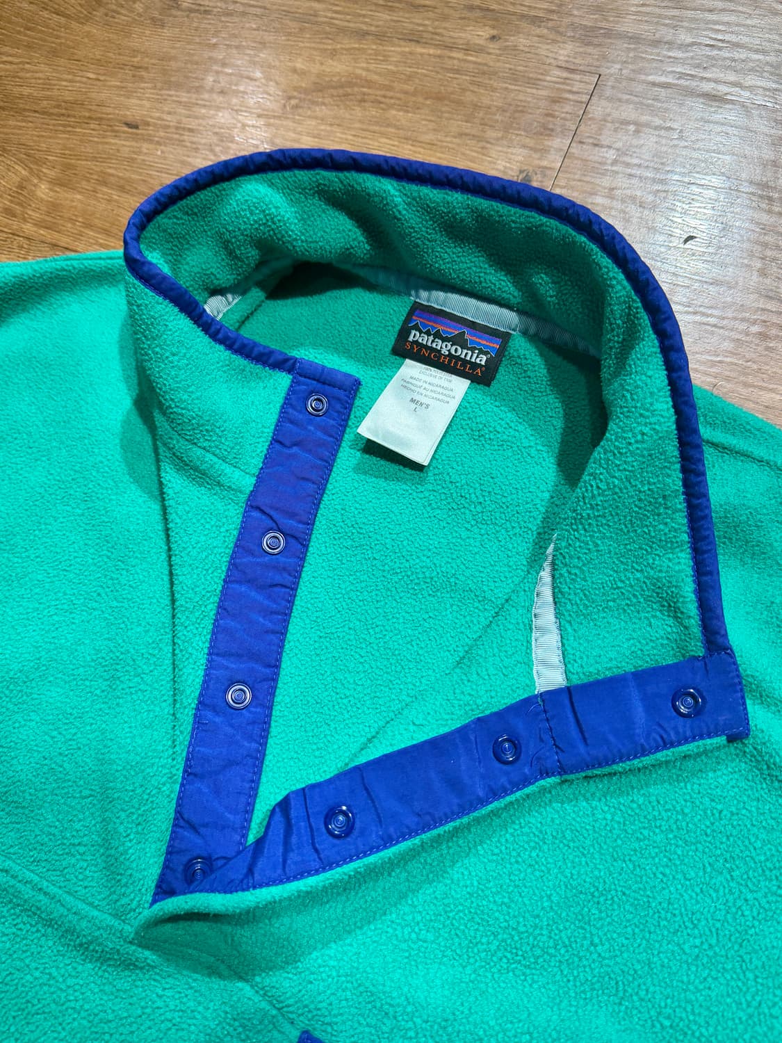 파타고니아 신칠라 터키석+퍼플 L 상품이미지5