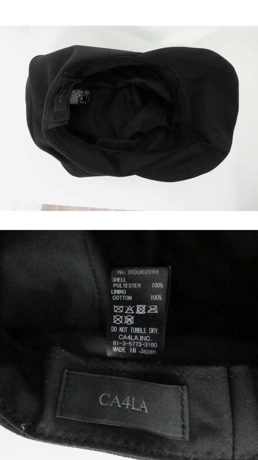 CA4LA 카시라 와이어 드레이프 캡 상품이미지4