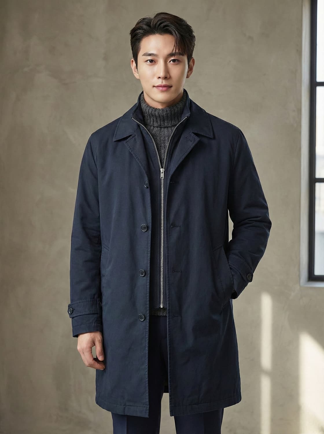 헨리코튼(Henry Cotton's) 2way 디테처블 라이너 맥코트 상품이미지1