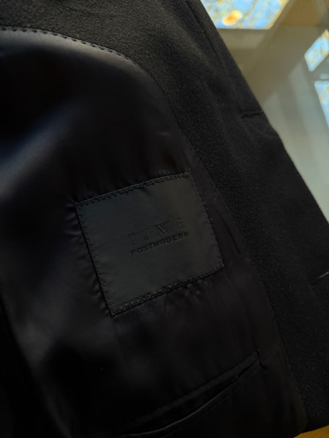 타임 옴므 피아첸자 캐시미어 울 체스터필드 코트 상품이미지8