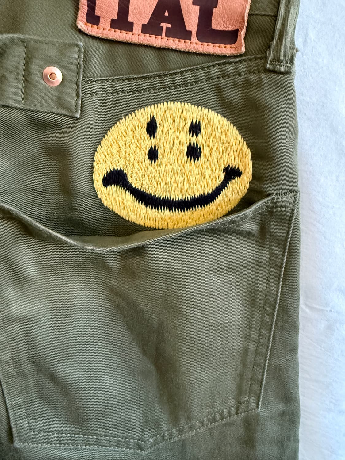 캐피탈 오카빌리 스마일 팬츠 카키 34 상품이미지6