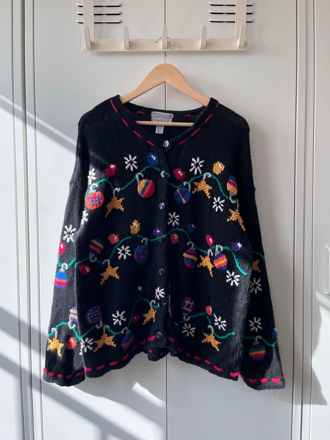 Northern isles 프리미엄 크리스마스 니트 가디건 상품이미지1