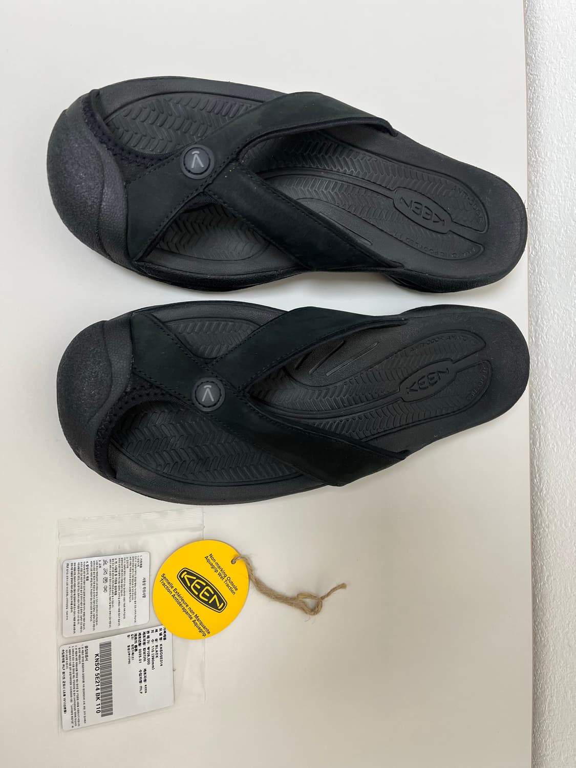 [290] 킨 와이메아 플립플랍 쪼리 블랙 상품이미지2