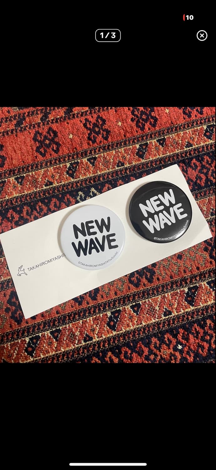 솔로이스트 뉴웨이브 뱃지 상품이미지1