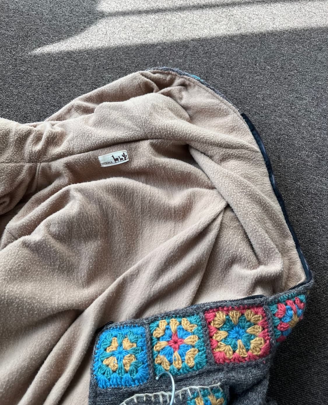 Titicaca 빈티지 모티브 니트 후드집업i 상품이미지2