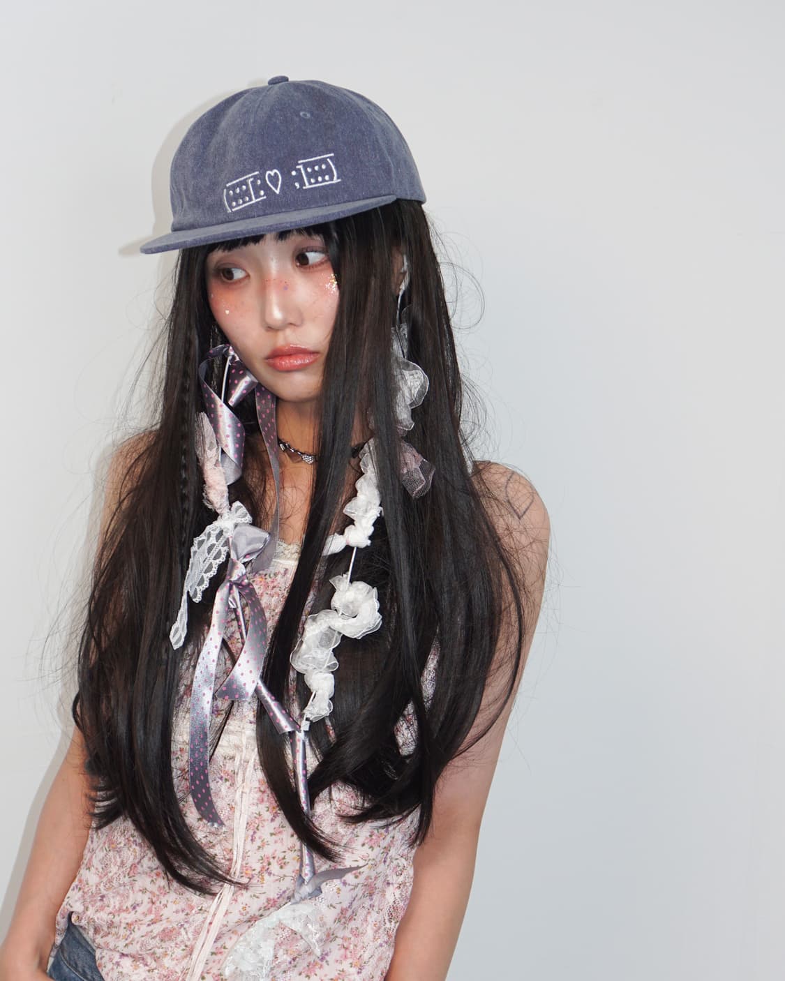 BLEEDING BAND CAP [vintage navy] 상품이미지5