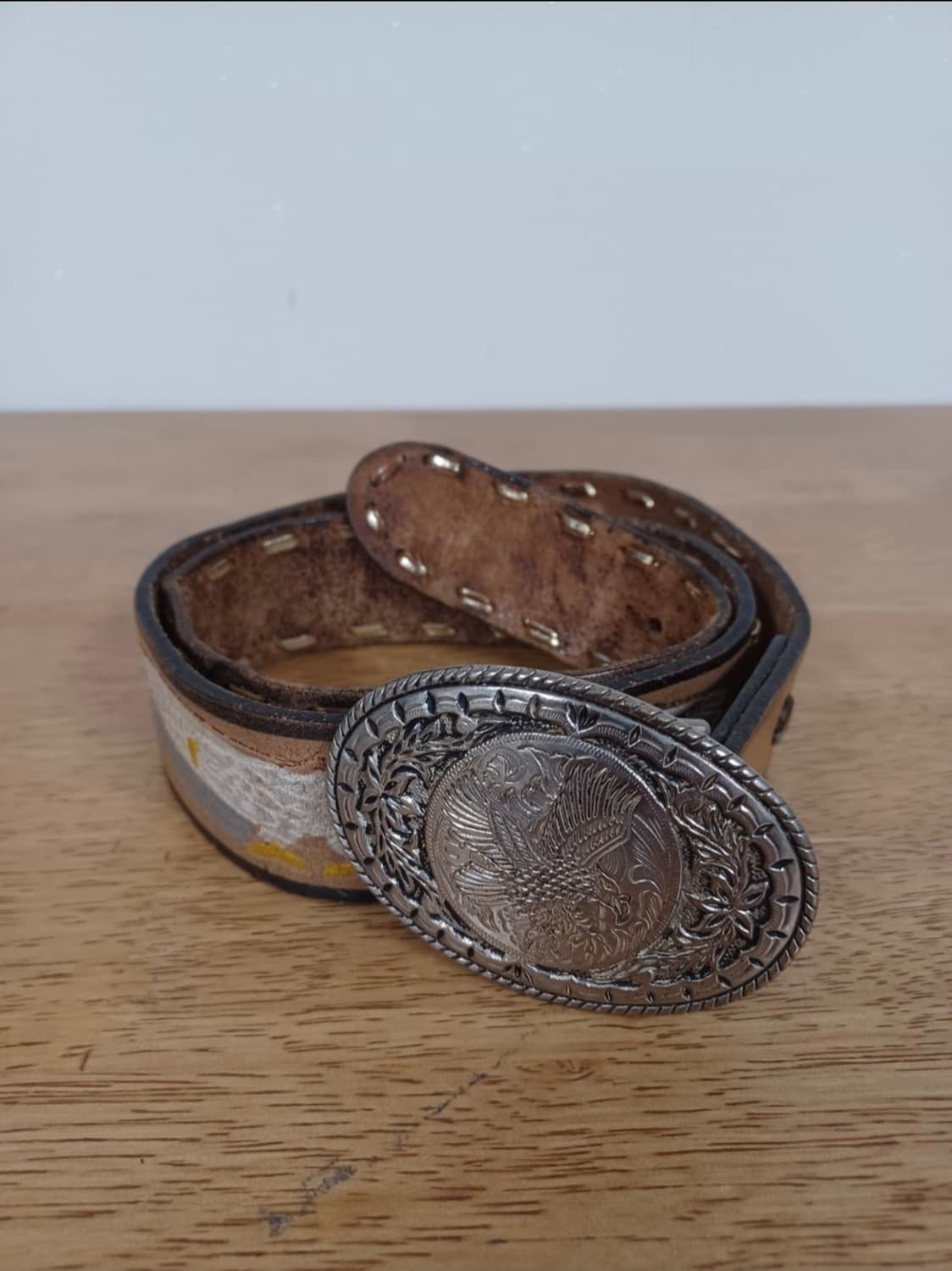 Made in USA 웨스턴 가죽벨트 상품이미지1