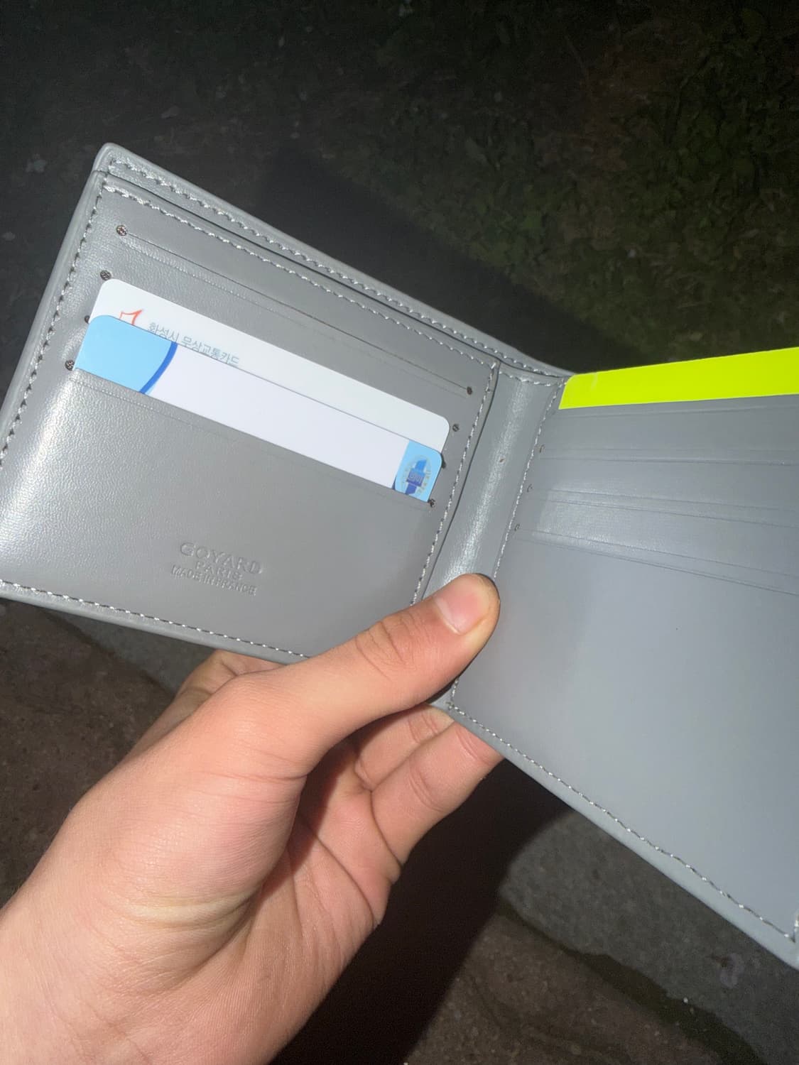 고야드 빅투와르 그레이 반지갑 상품이미지6