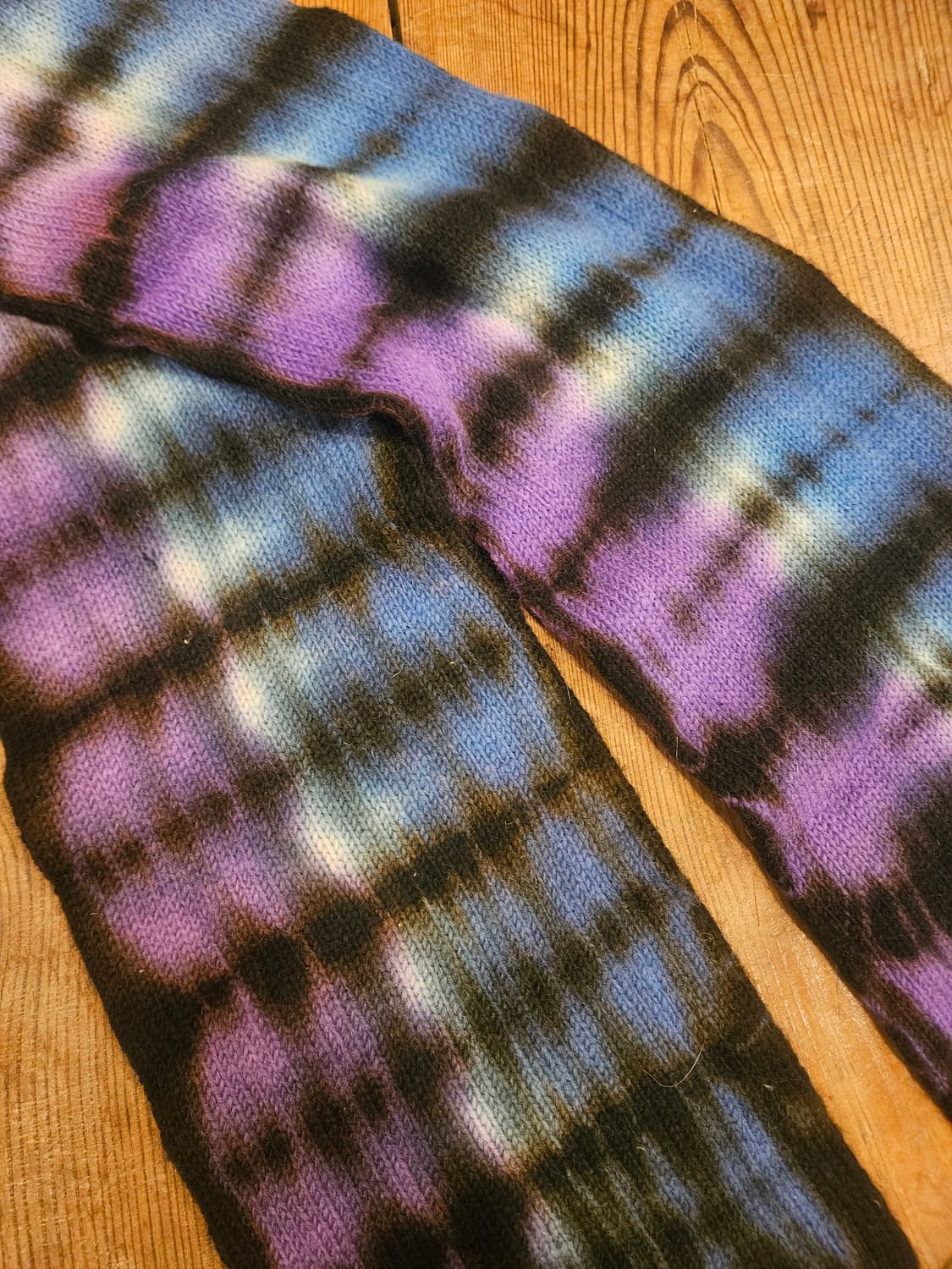 빈티지 핸드메이드 울 타이다이 머플러  상품이미지3