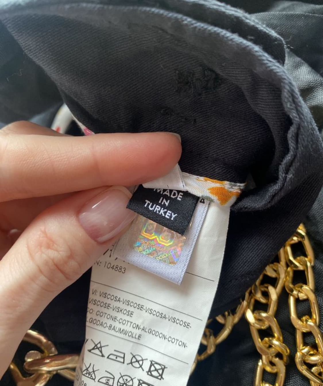 D&G by 돌체앤가나바 미니 스커트(비스코사/코튼)40 사이즈-해외발송 상품이미지7