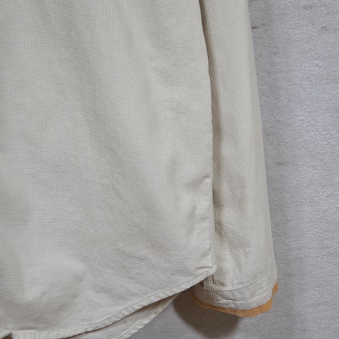 일본 빈티지 오렌지 샌드 와플 집업 상품이미지4