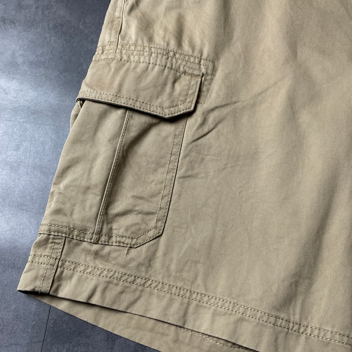 IZOD 아이자드 빈티지 베이지 코튼 카고 하프 팬츠 A00684 상품이미지4