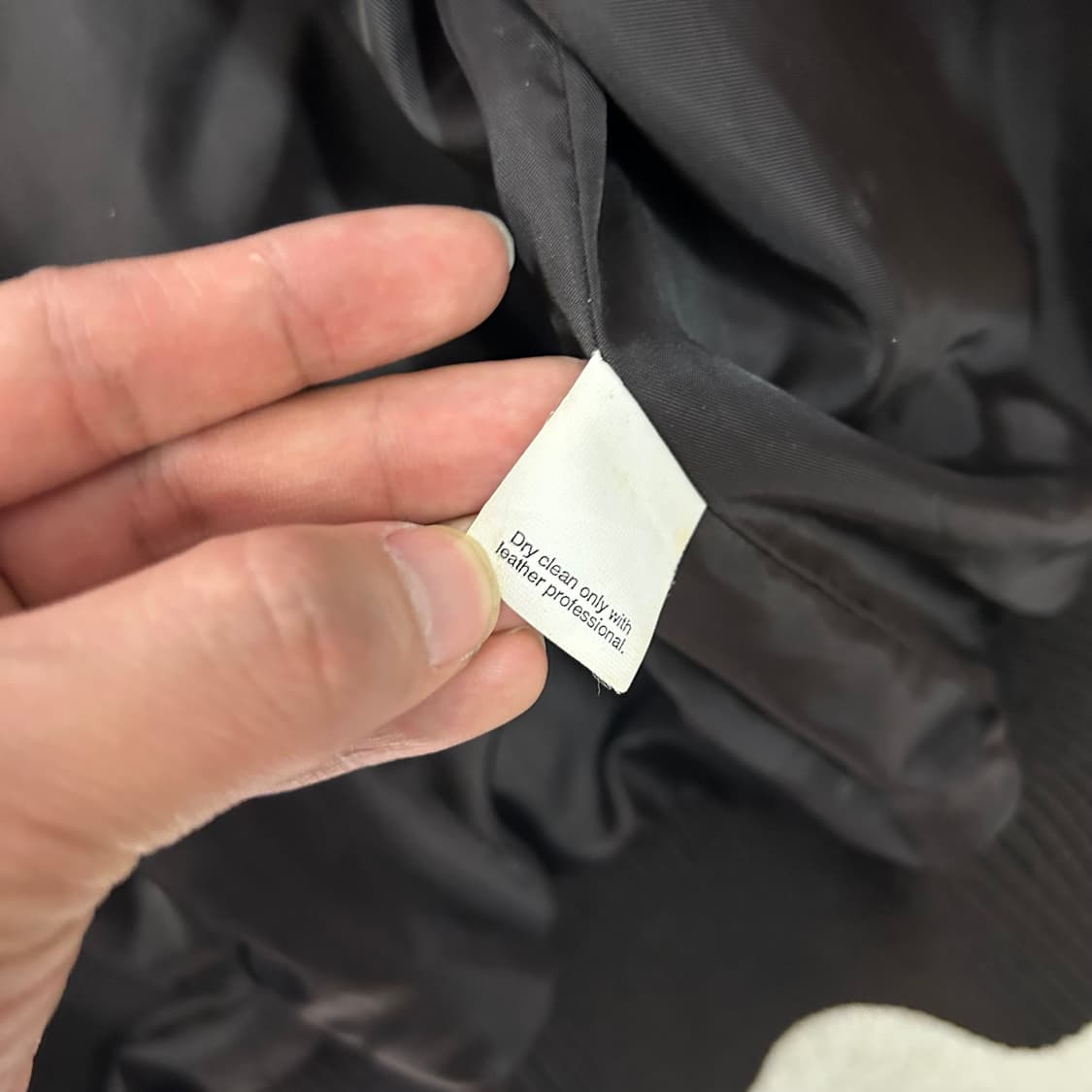  (M) 제이크루 브라운 가죽 봄버 자켓 상품이미지7