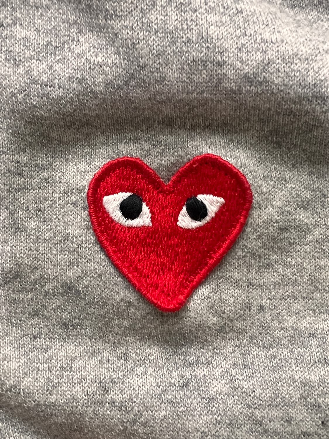 꼼데가르송 그레이 후드집업 상품이미지3