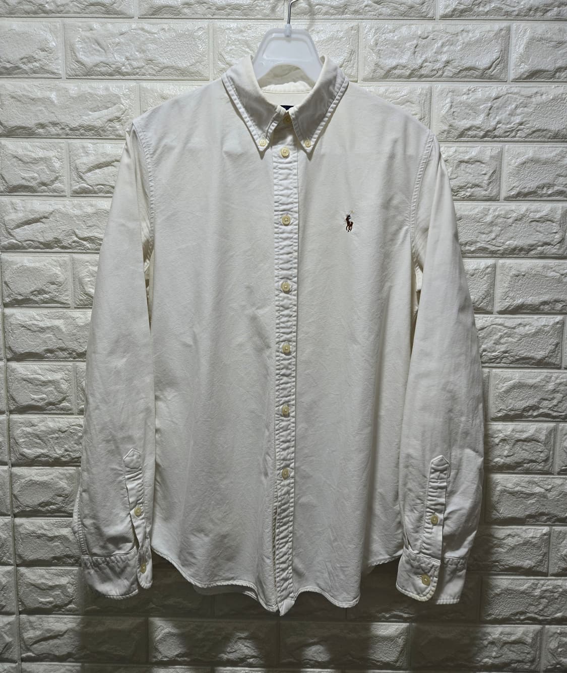 랄프로렌 멀티포니 커스텀핏 코튼 셔츠 M 상품이미지1