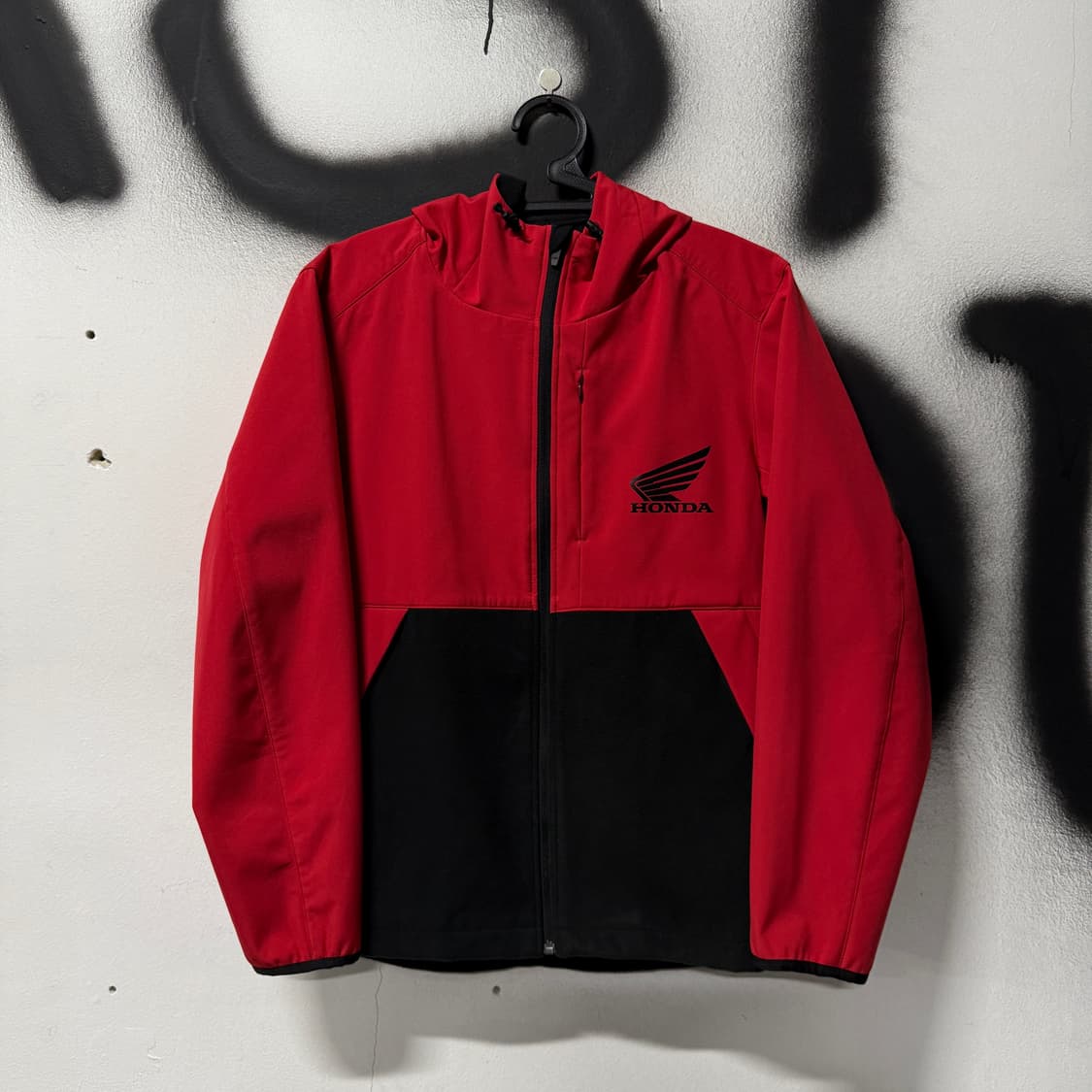 Honda x Gu 혼다 배색 레이싱 안감 플리스 후드 쉘 자켓 상품이미지1