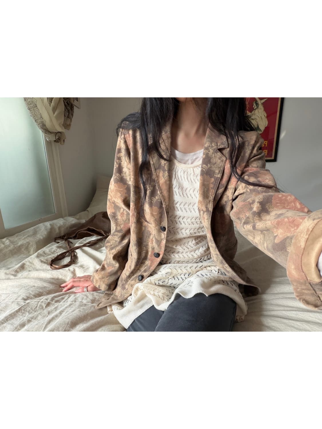 flower patterned jacket 상품이미지2