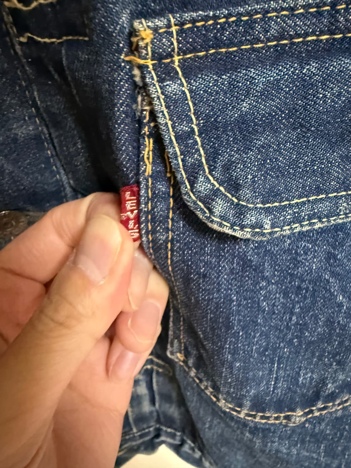 빈티지 50s 리바이스 507xx 46~48 빅사이즈 오리지널 상품이미지3