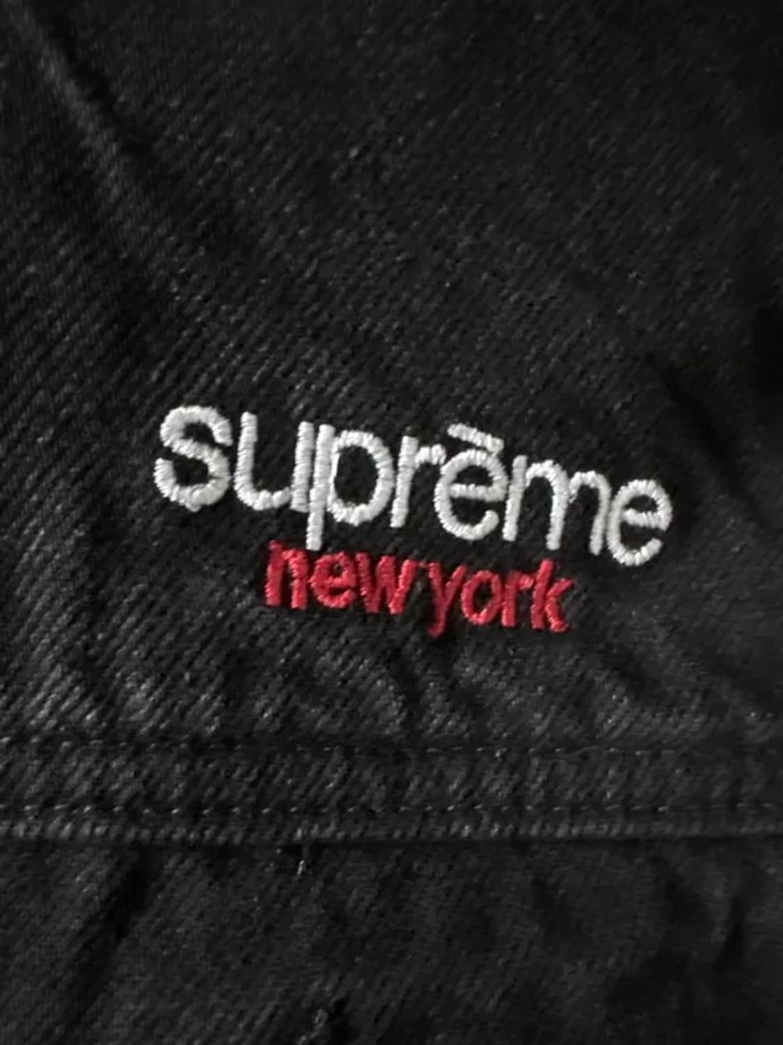 슈프림 데님 트러커 자켓 블랙 - 25SS 상품이미지3