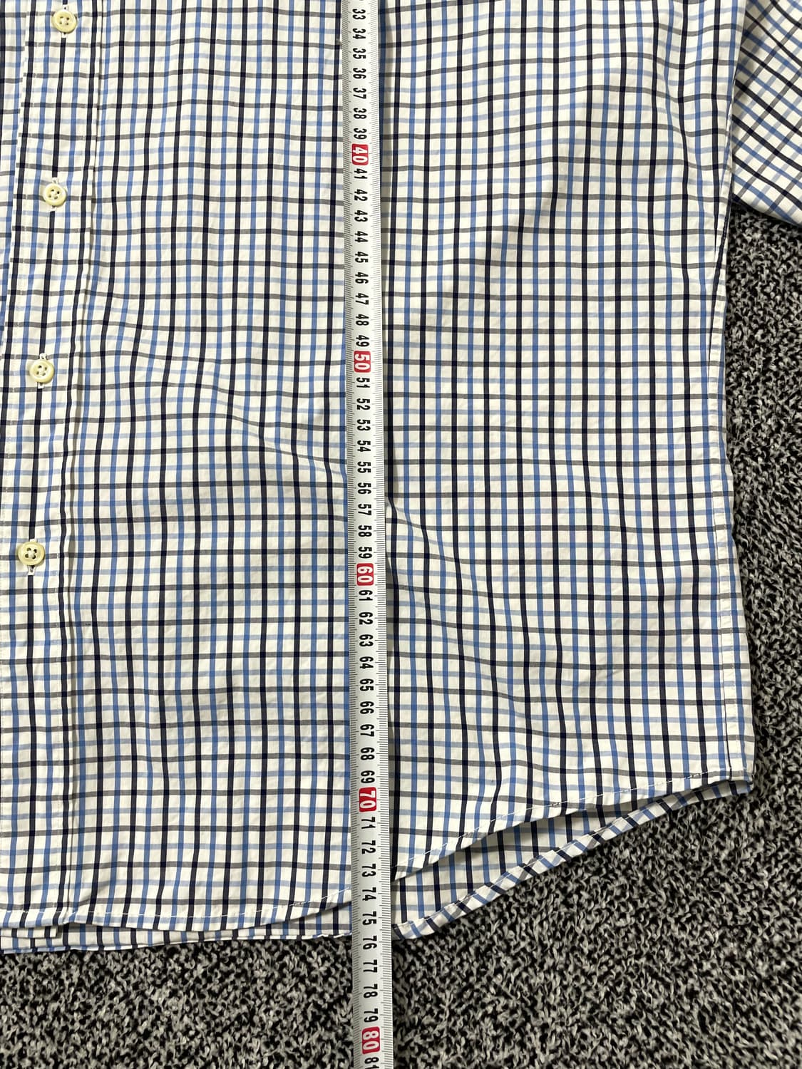 빈티지9. 폴로랄프로렌 클래식핏 옥스포드 블루 체크 셔츠 코튼 상품이미지6