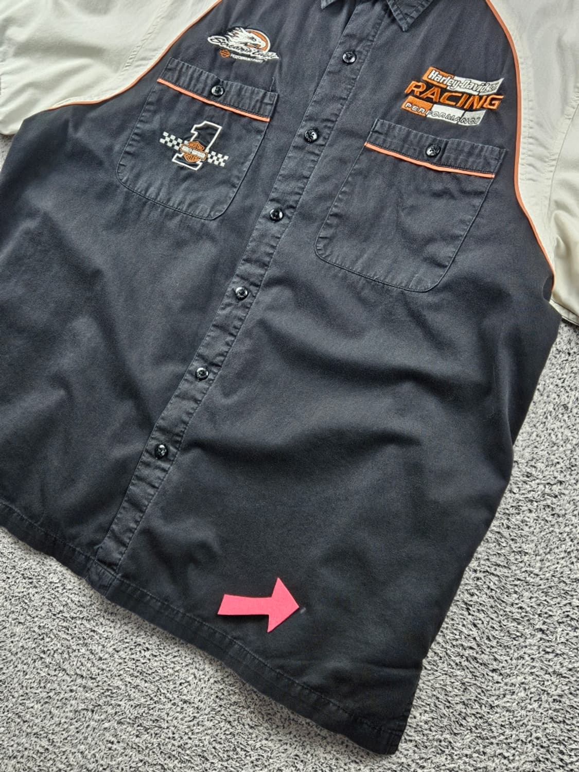 할리데이비슨 반팔 셔츠 ( 2XL ) / 12387 상품이미지4