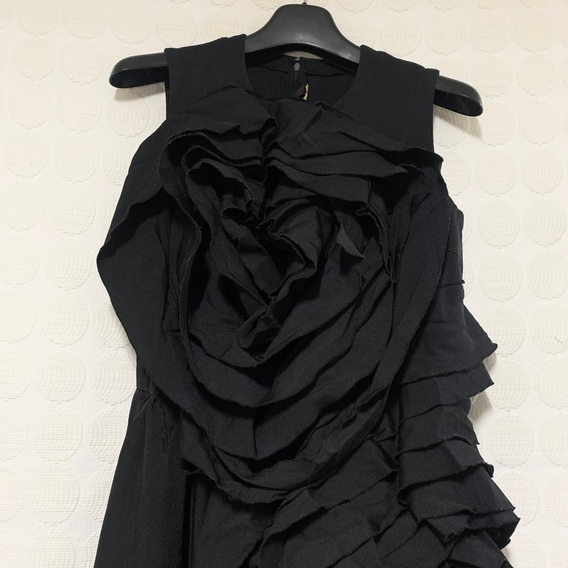 꼼데가르송 2015ss 블랙 로즈 드레스 상품이미지4