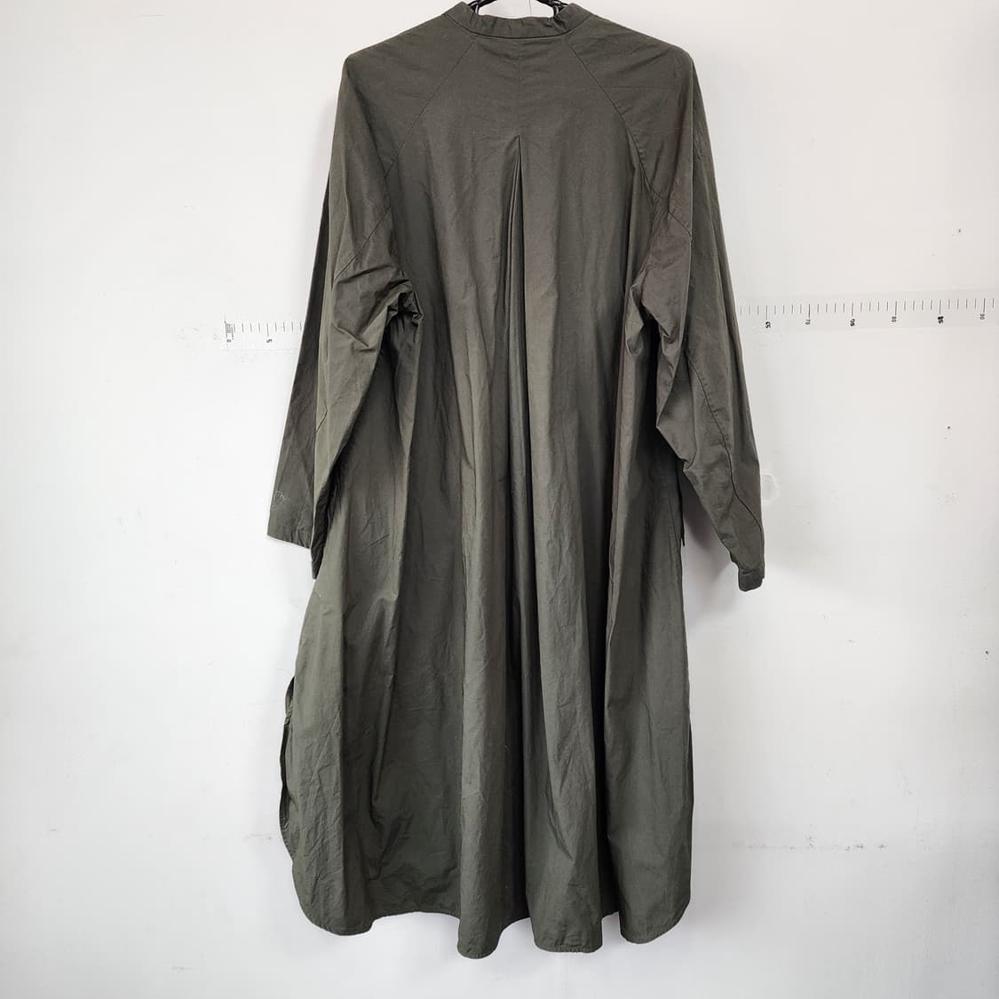 COS 코스 카키색 롱 셔츠 원피스 상품이미지4