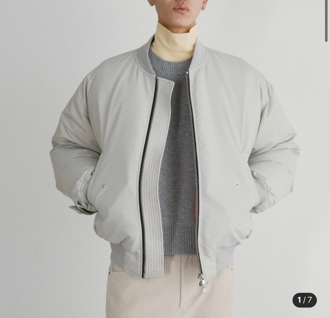 [OS] 렉토 오버사이즈 나일론 다운 점퍼 ma-1 상품이미지5