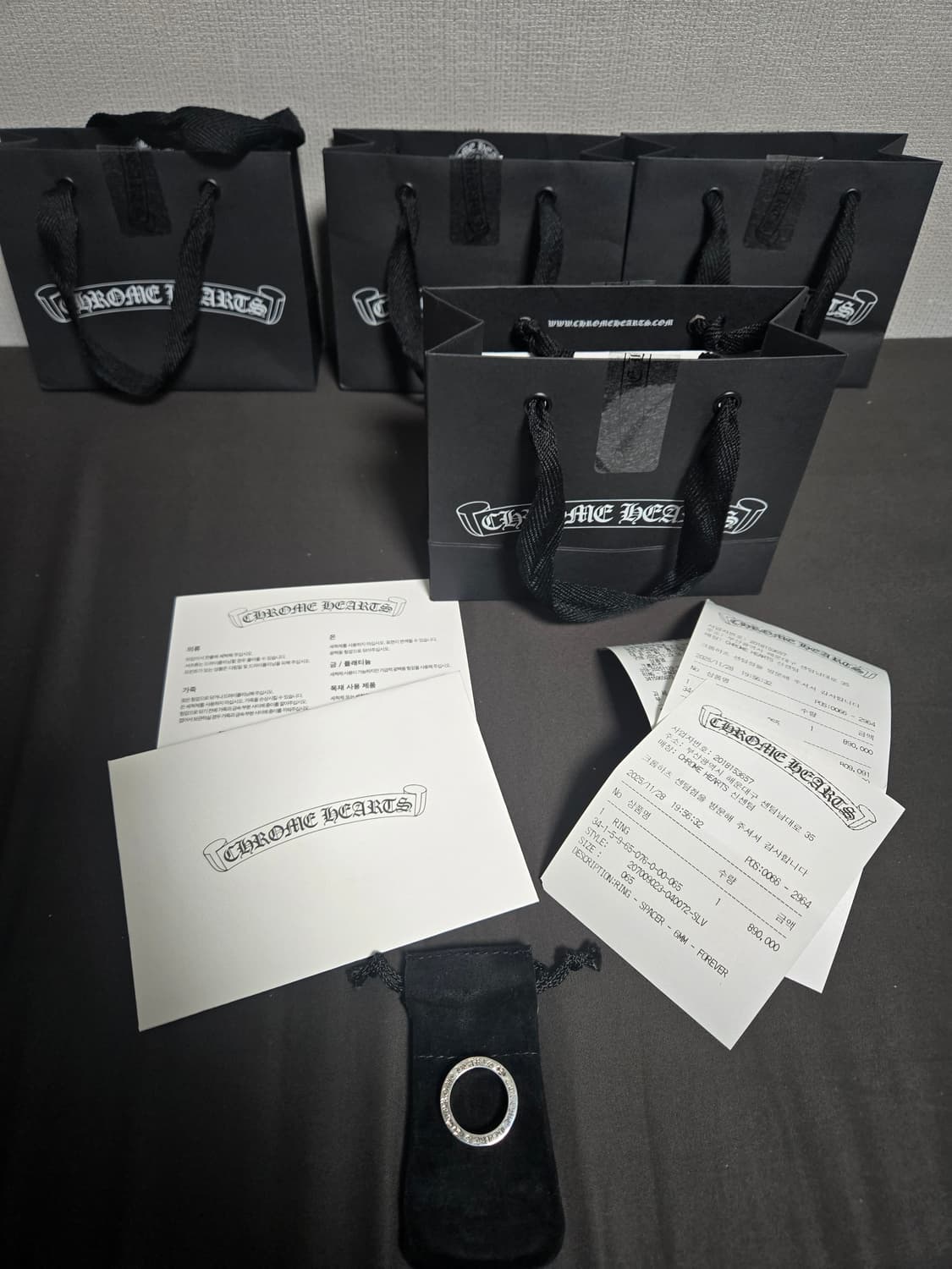 크롬하츠 포에버링(US6.5) 상품이미지1