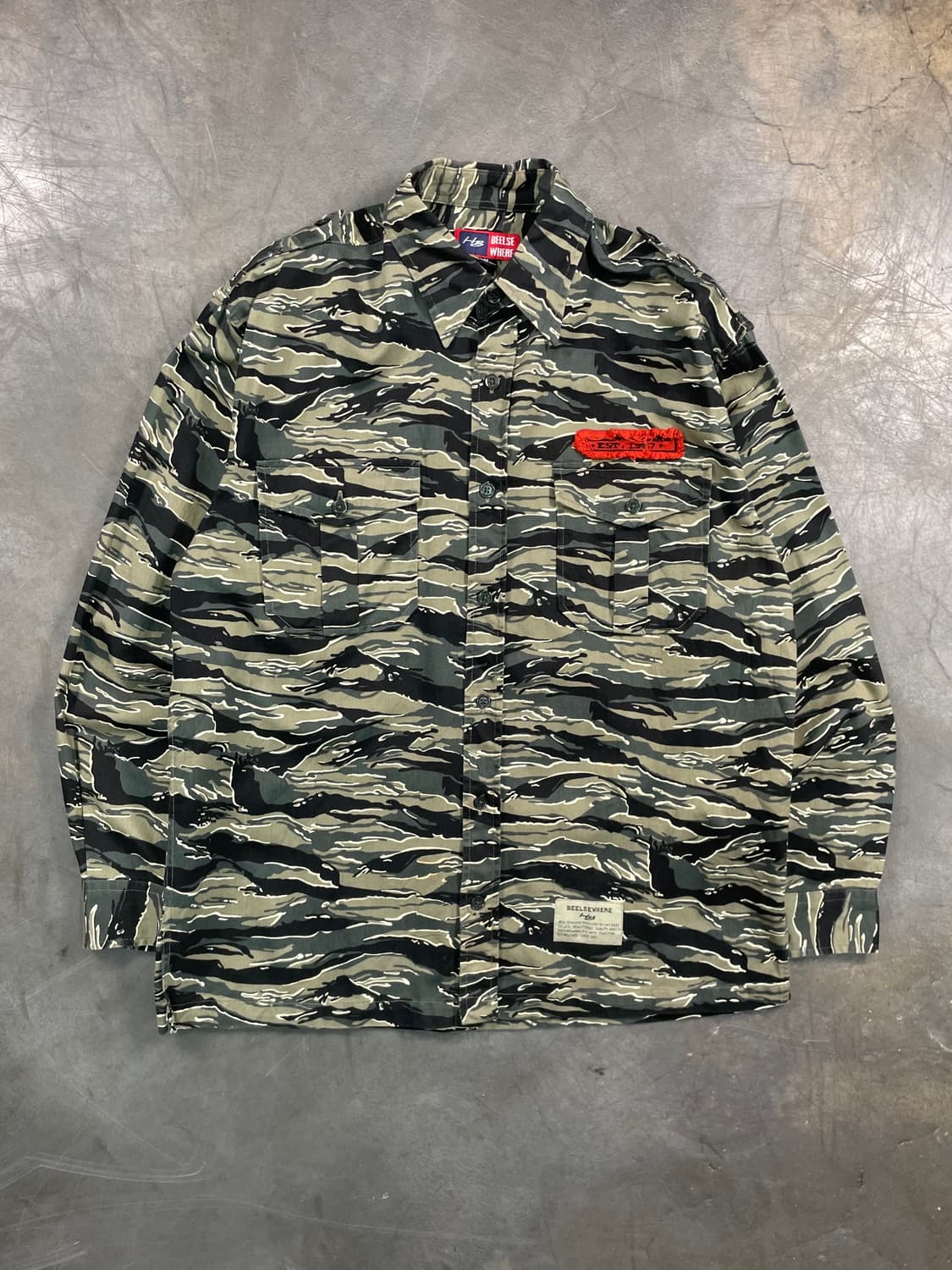 빈티지 타이거 카모 셔츠 상품이미지1