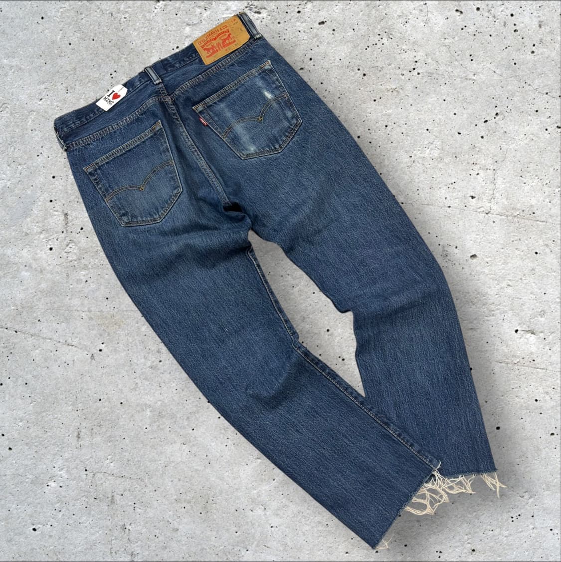 [33x30] 리바이스 501 x SXX 패치워크 데님 팬츠 D185 상품이미지2