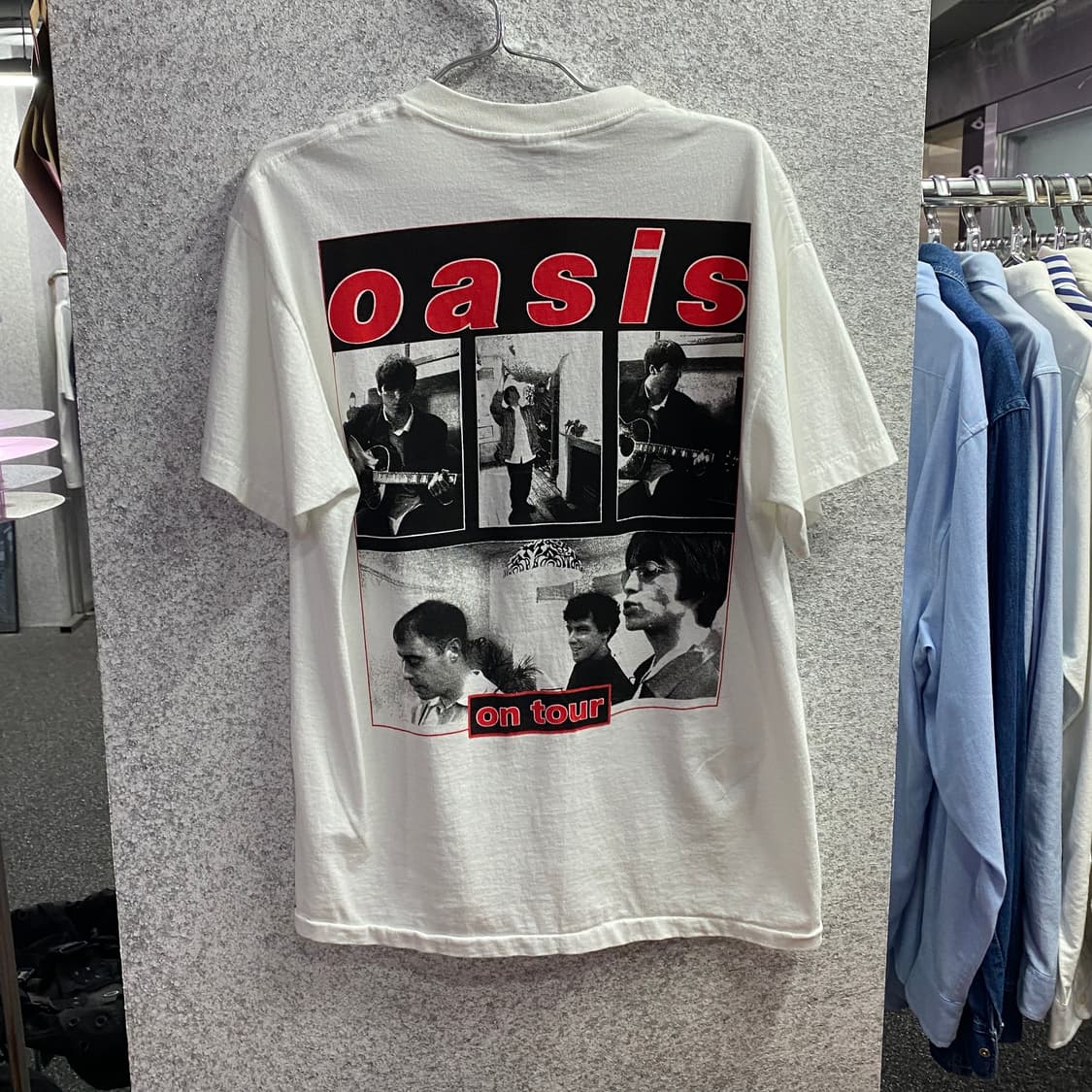 오아시스 1994 온투어 반팔티 B2075 상품이미지4