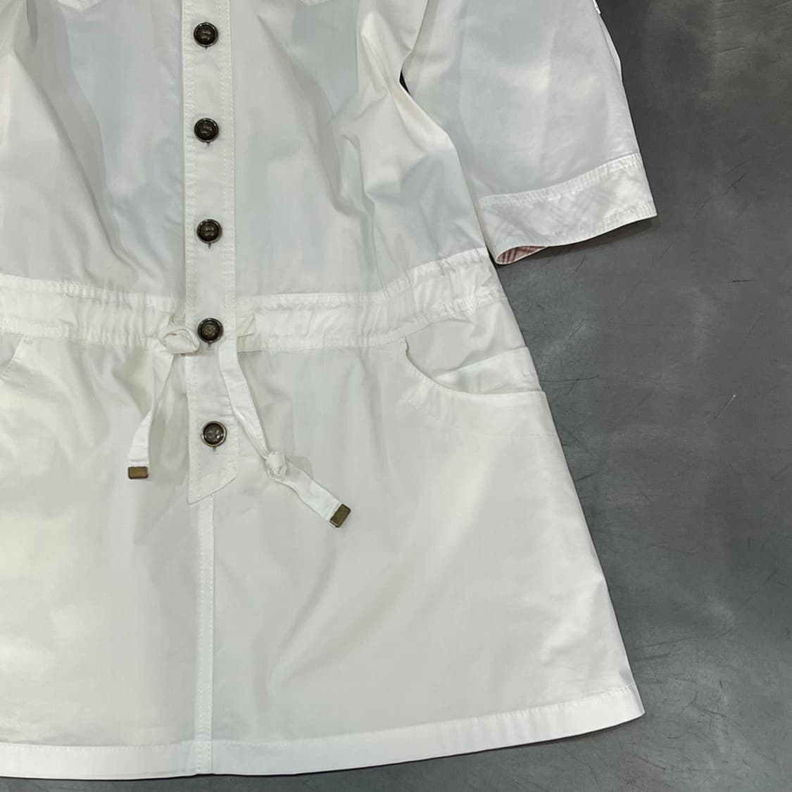  버버리 스트링 셔츠 원피스 y15896 상품이미지4