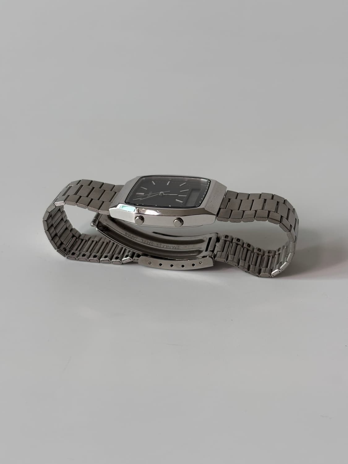 1980s Black Stripe Dial Ana Digi Quartz 상품이미지6